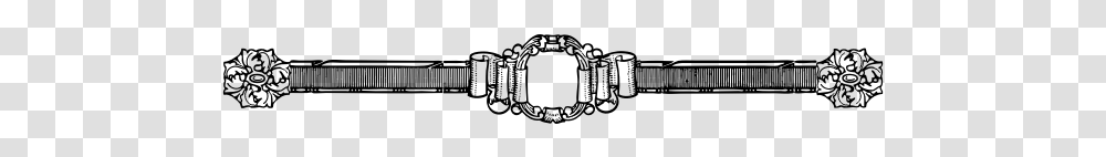 Belt Style Border Vector Clip Art Illustration, Gray, World Of Warcraft Transparent Png