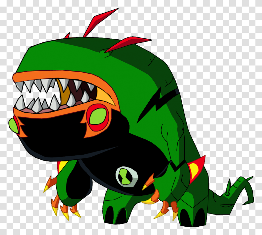 Ben 10 Biomnitrix Unleashed Fuego Pantanoso, Dragon, Teeth Transparent Png