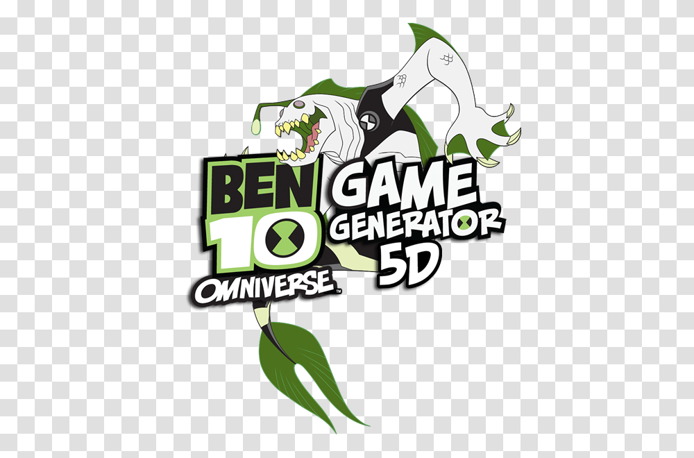 Ben 10 Game Generator 5d Ben 10 Alien Force, Text, Logo, Symbol, Label Transparent Png