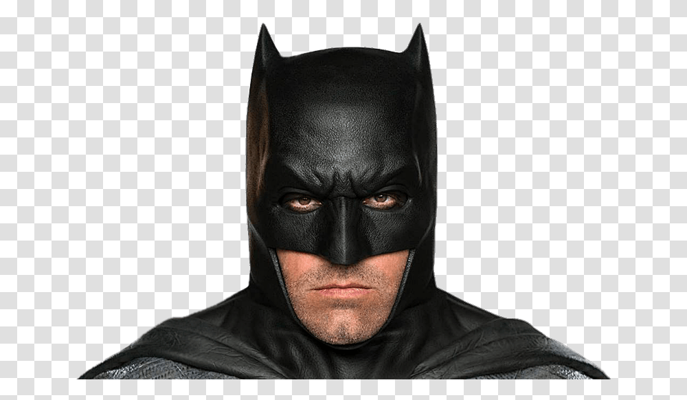 Ben Affleck Batman Clip Arts Justice League Batman Face, Person, Human, Hoodie, Sweatshirt Transparent Png