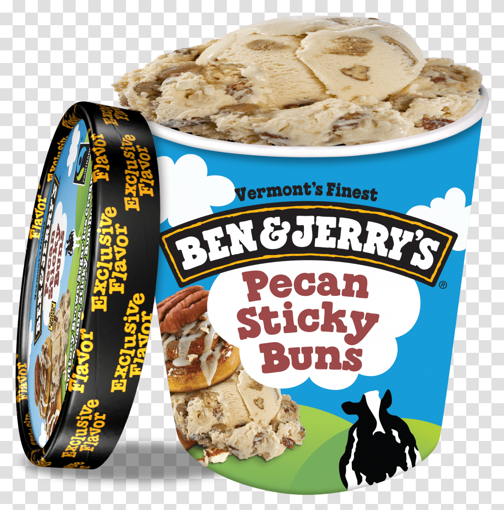 Ben And Jerry S Ben And Jerry's Sticky Buns Transparent Png