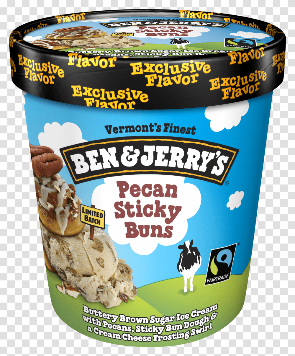 Ben And Jerry's Ice Cream, Dessert, Food, Yogurt, Flyer Transparent Png