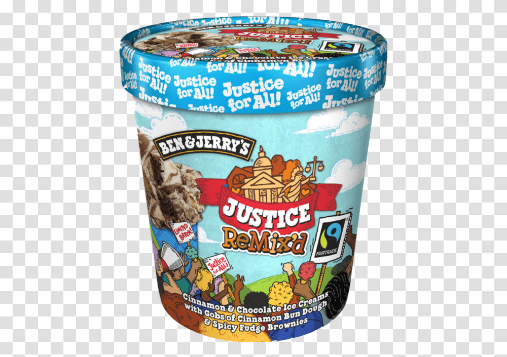 Ben And Jerry's Justice Remixed, Dessert, Food, Yogurt, Cream Transparent Png