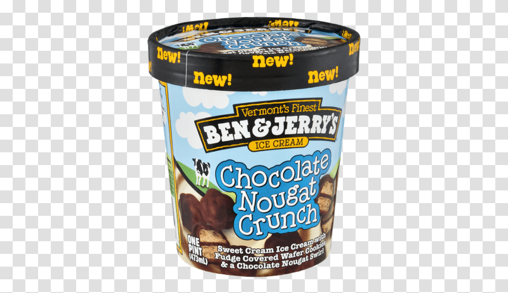 Ben And Jerry's Labels, Dessert, Food, Yogurt, Cream Transparent Png