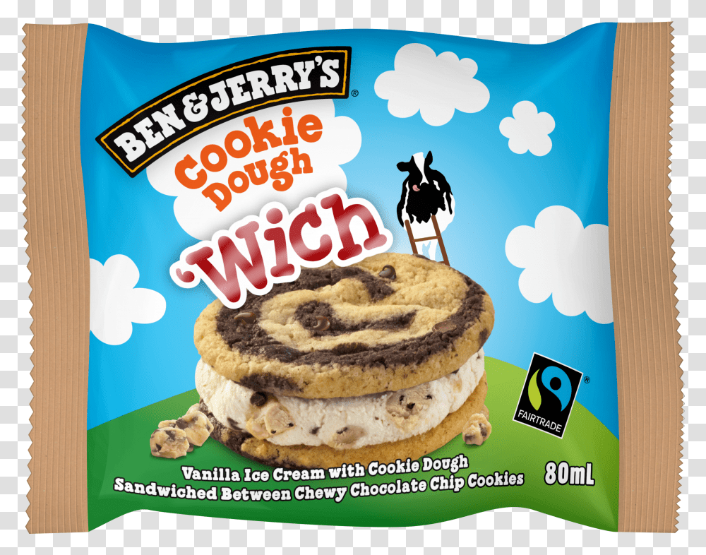 Ben And Jerry's Sandwich Ice Cream Transparent Png