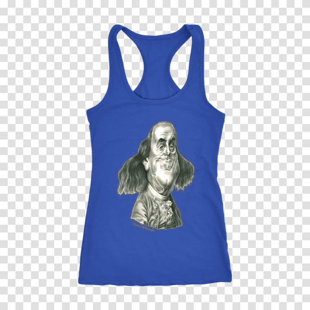 Ben Franklin Tank Thewondermentco, Apparel, Tank Top, Person Transparent Png