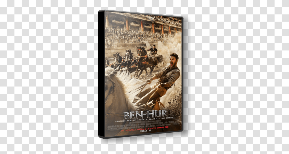 Ben Hur Movie Review, Poster, Advertisement, Person, Horse Transparent Png