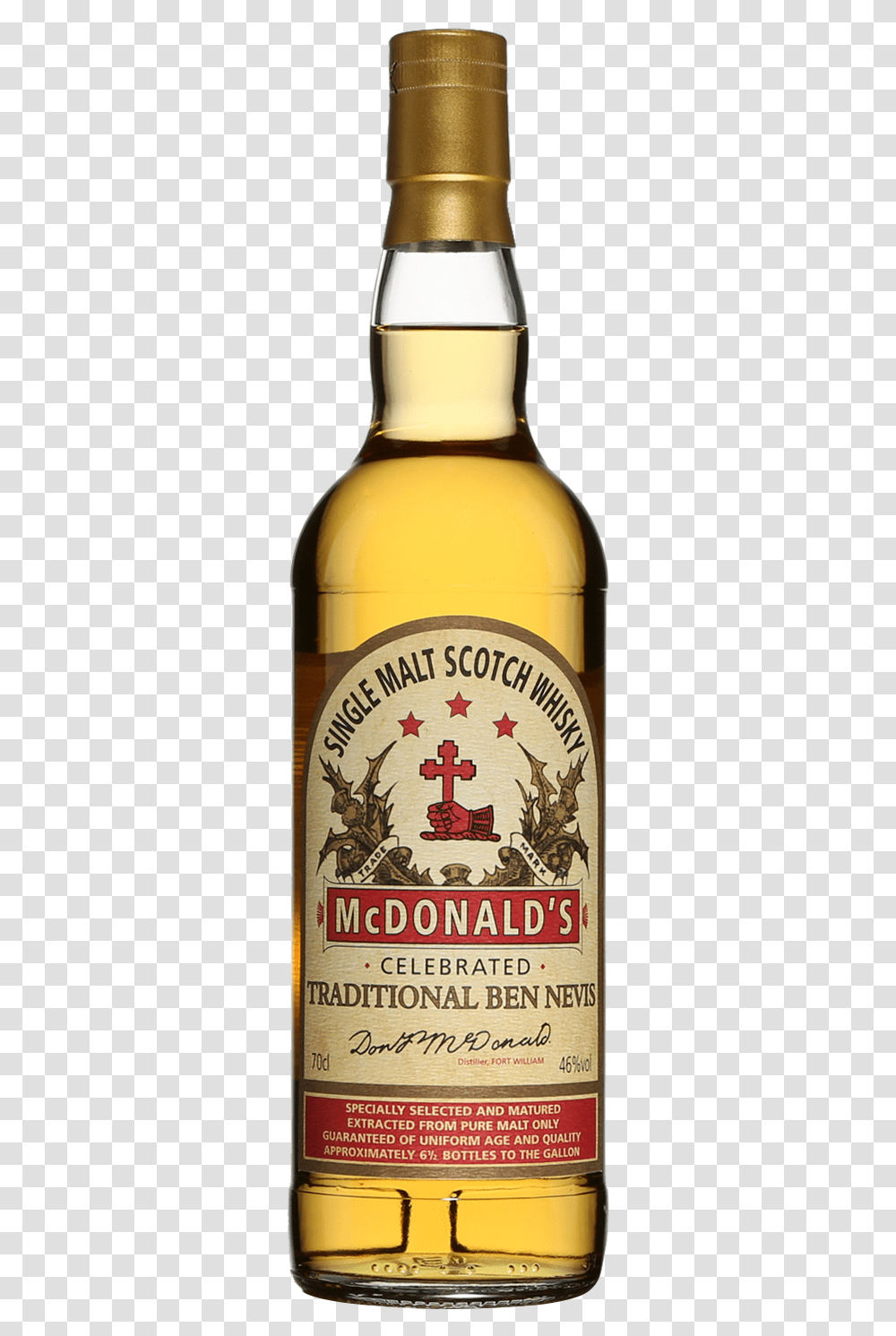 Ben Nevis Mcdonald's Celebrated Traditional Grain Whisky, Alcohol, Beverage, Drink, Liquor Transparent Png
