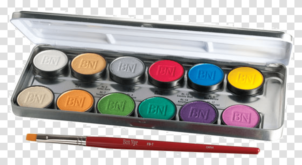 Ben Nye Lumiere Grande Colour Palette 12 Colors Ben Nye Lumiere Grande Colour, Paint Container, Cooktop, Indoors Transparent Png