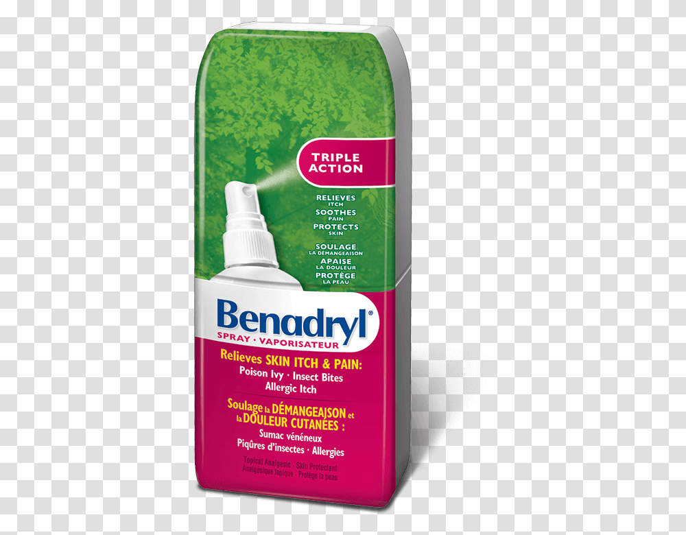 Benadryl Itch Spray Benadryl After Bite Spray, Bottle, Cosmetics, Toothpaste, Plant Transparent Png