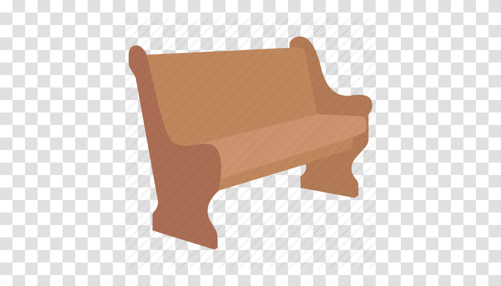 Bench Church Furniture Park Pew Seat Icon, Couch, Crib, Armchair Transparent Png