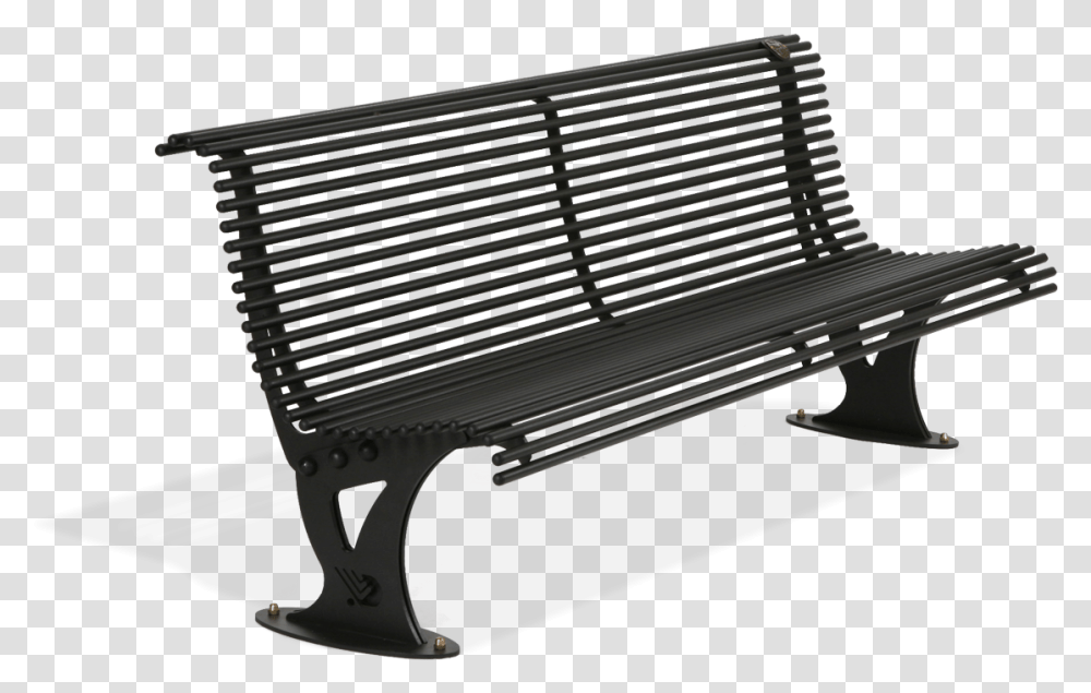 Bench Model Mira Made Entirely Of Galvanized Steel Banc Photoshop, Furniture, Piano, Leisure Activities, Musical Instrument Transparent Png