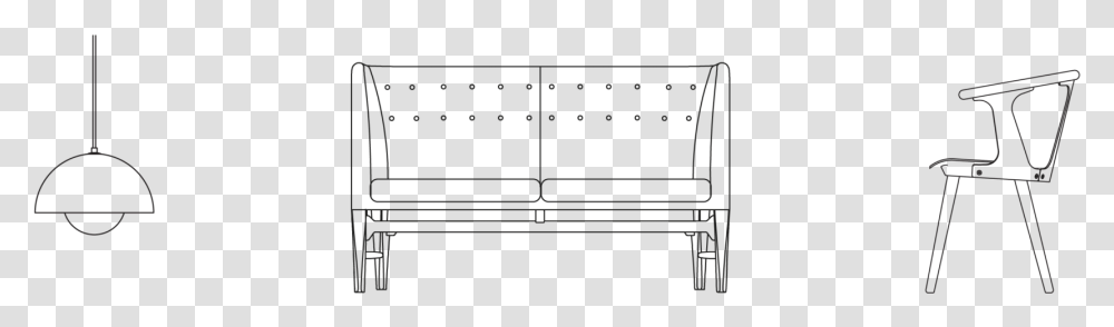 Bench, Silhouette, Tabletop, Furniture Transparent Png