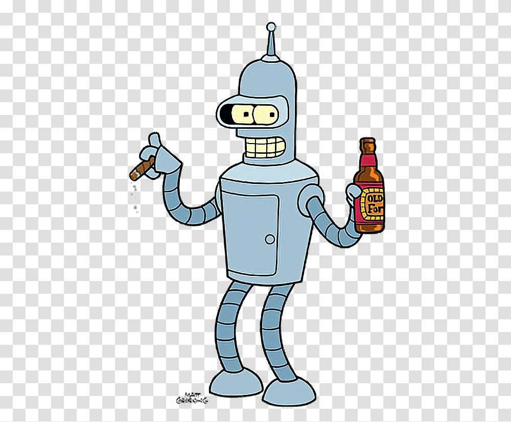 Bender Futurama, Robot Transparent Png