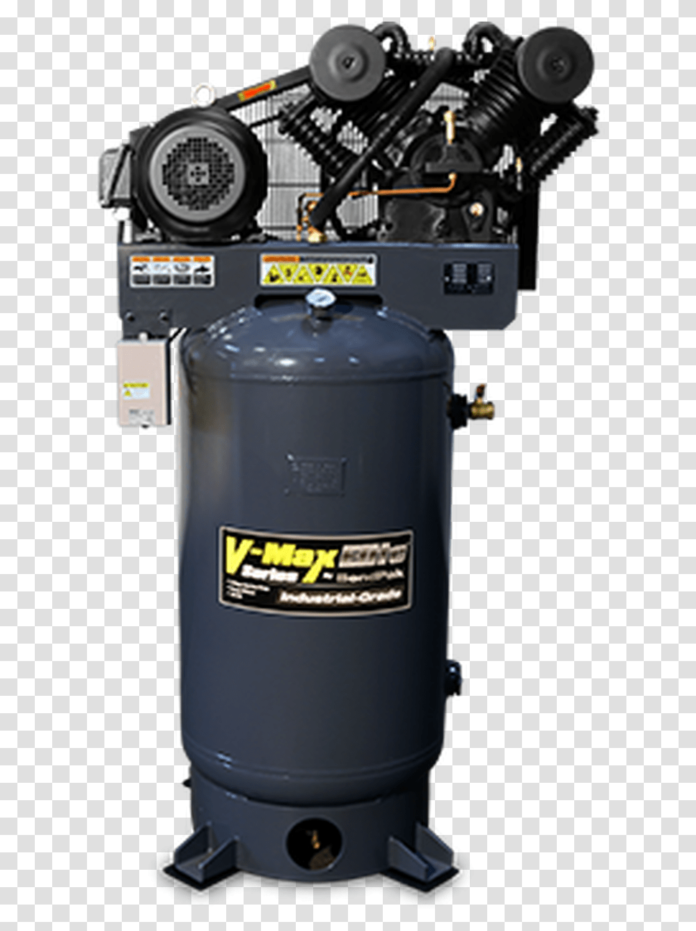 Bendpak V Max Elite Auto Shop Air Compressor, Gas Pump, Machine, Label Transparent Png