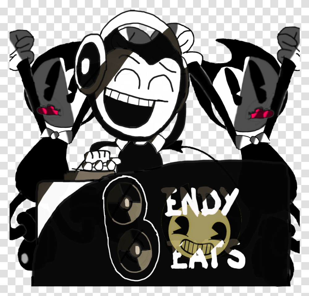 Bendy And The Ink Bendy And The Ink Machine, Label, Advertisement, Poster Transparent Png