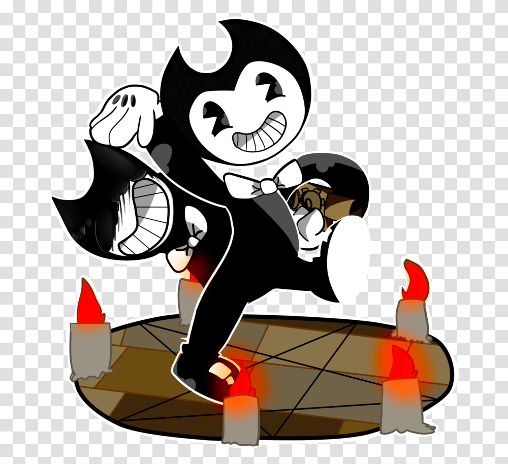 Bendy And The Ink Machine All Bendy Characters, Crowd Transparent Png