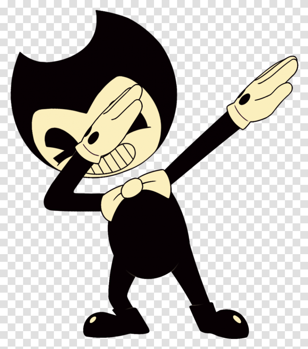 Bendy And The Ink Machine Bendy Dabbing, Person, Human, People, Team Sport Transparent Png