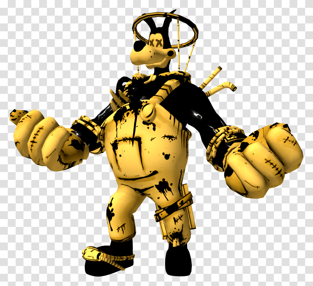 Bendy And The Ink Machine Brute Boris, Robot, Toy, Astronaut Transparent Png