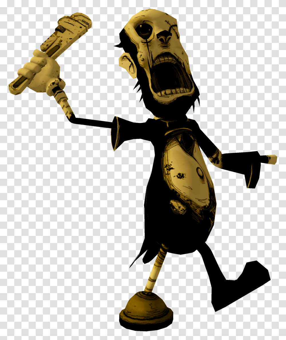 Bendy And The Ink Machine Butcher Gang, Person, Human, Clock Tower, Architecture Transparent Png