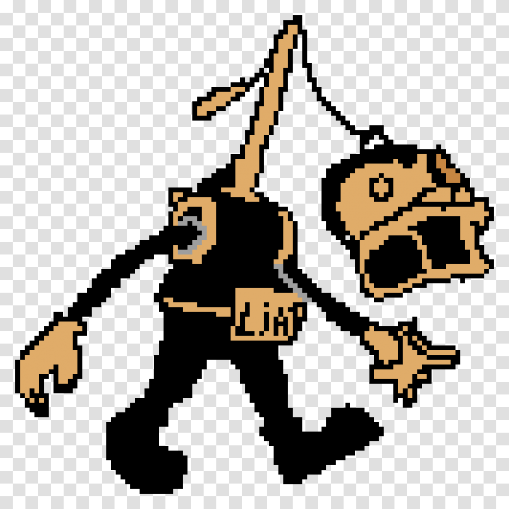Bendy And The Ink Machine Charley, Alphabet, Number Transparent Png