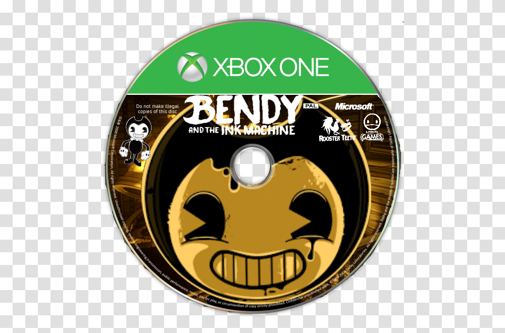 Bendy And The Ink Machine, Disk, Dvd Transparent Png