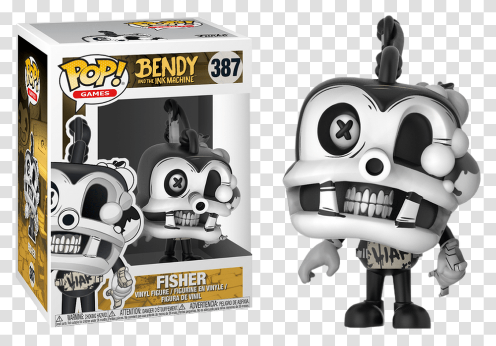 Bendy And The Ink Machine Funko Pop, Toy, Robot, Poster Transparent Png