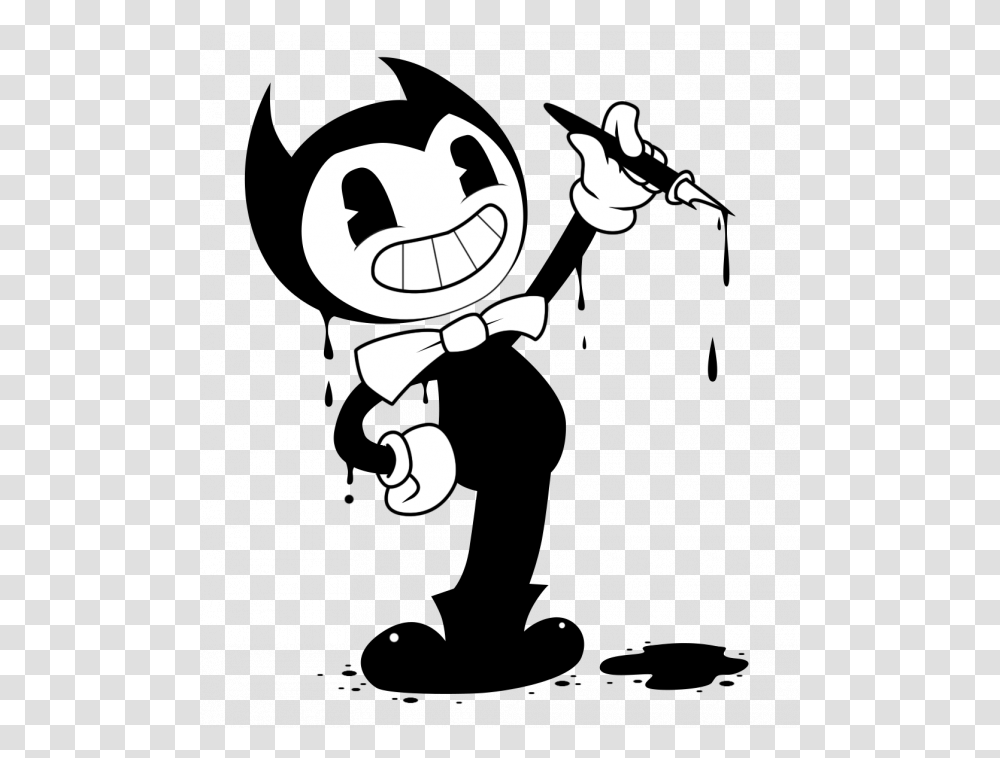 Bendy And The Ink Machine Images Bendy And The Ink Machine, Stencil, Text Transparent Png