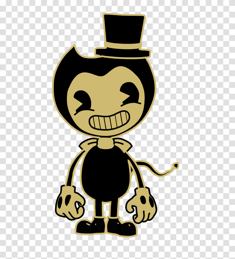 Bendy And The Ink Machine Logo Image, Stencil, Astronaut, Drawing Transparent Png