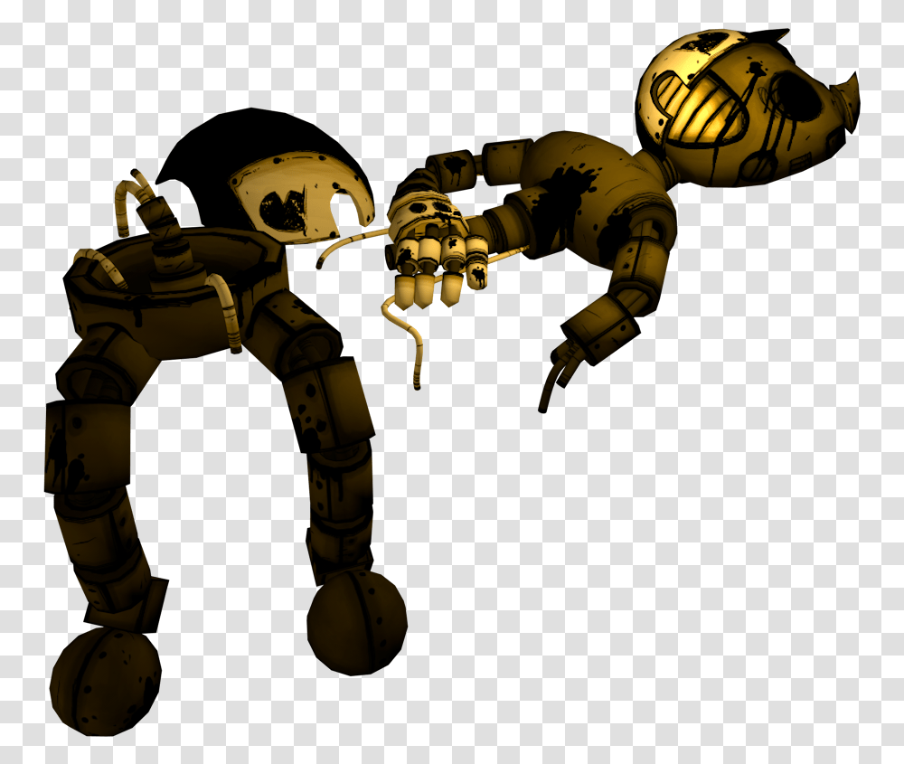 Bendy And The Ink Machine Mechanical Bendy Bendy And The Ink Machine Chapter, Robot, Toy, Helmet Transparent Png