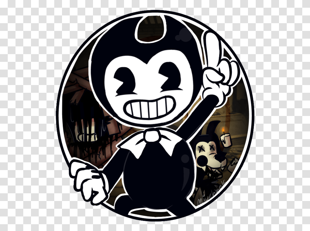 Bendy And The Ink Machine Profile Picture Bendy And The Ink Machine Profile, Poster, Advertisement, Stencil Transparent Png