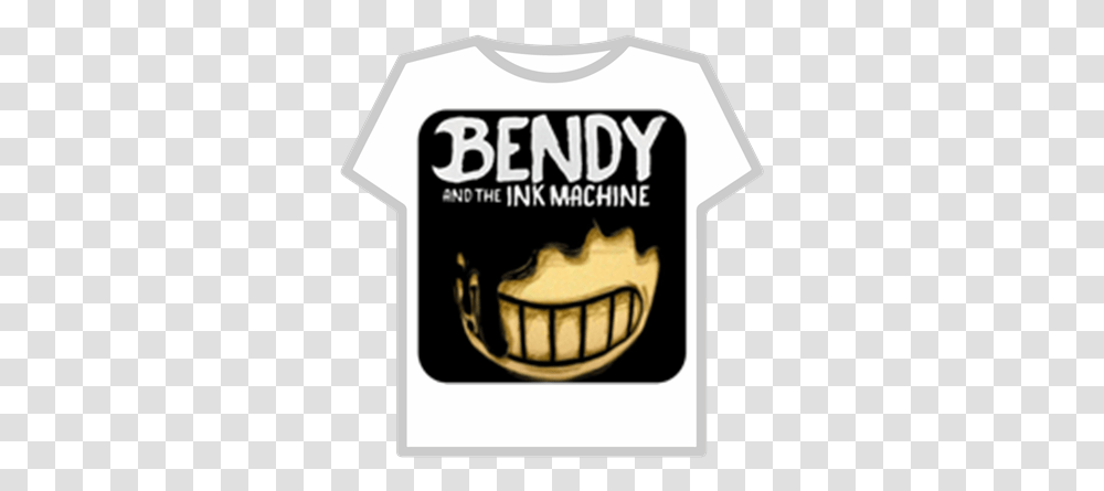 Bendy And The Ink Machine Shirt Bendy Roblox, Clothing, Apparel, T-Shirt, Sleeve Transparent Png