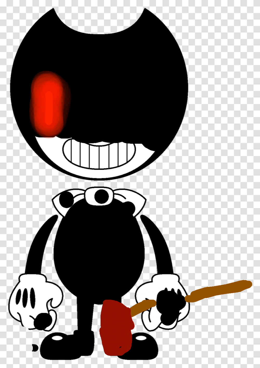 Bendy And The Ink Machine, Stencil Transparent Png