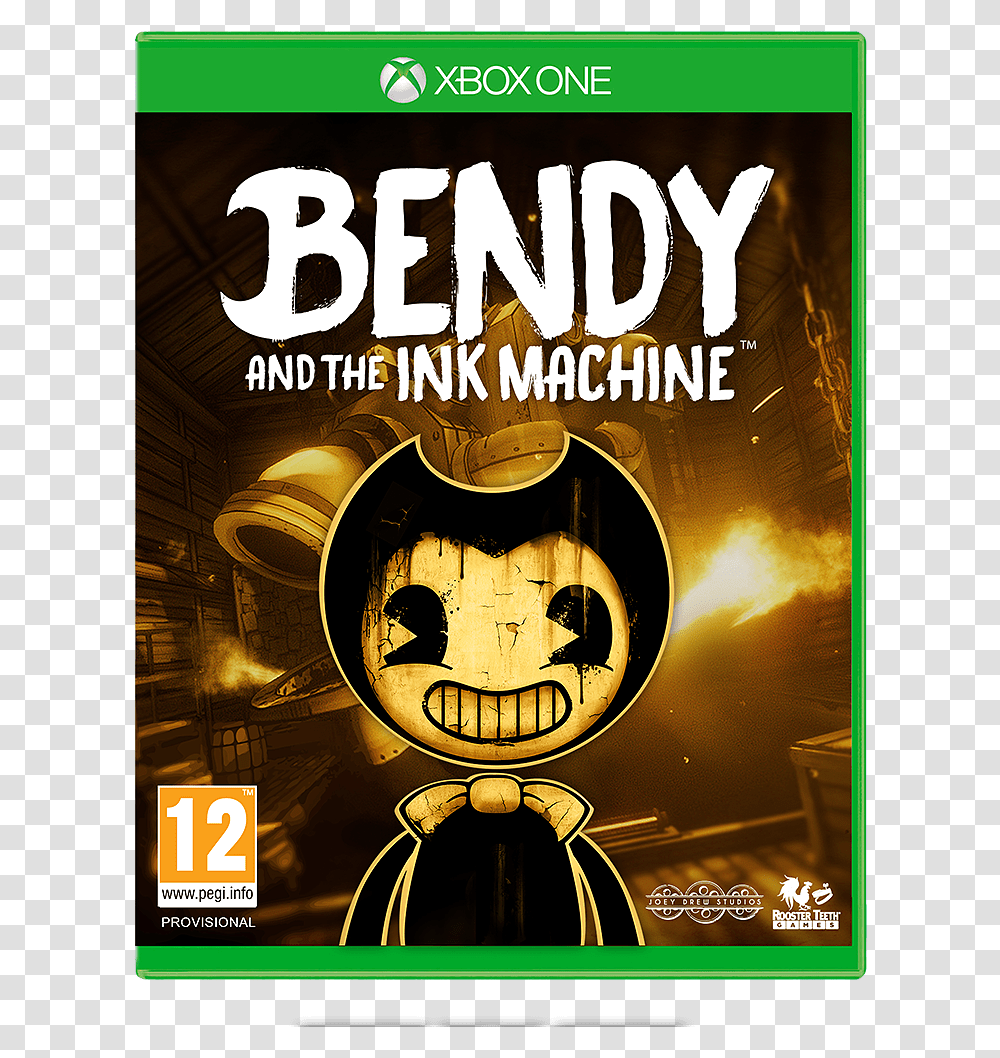 Bendy And The Ink Machine Xbox One, Advertisement, Poster, Flyer, Paper Transparent Png