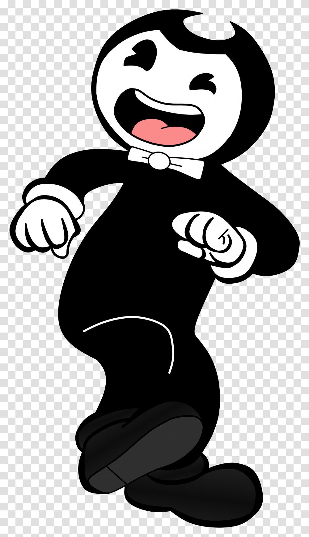 Bendy Anime Render Anime Bendy, Hand, Fist, Finger, Stencil Transparent Png