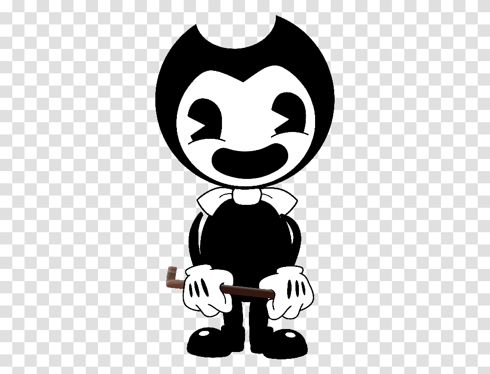 Bendy Bendy And The Ink Machine Birthday, Stencil, Symbol, Label, Text Transparent Png