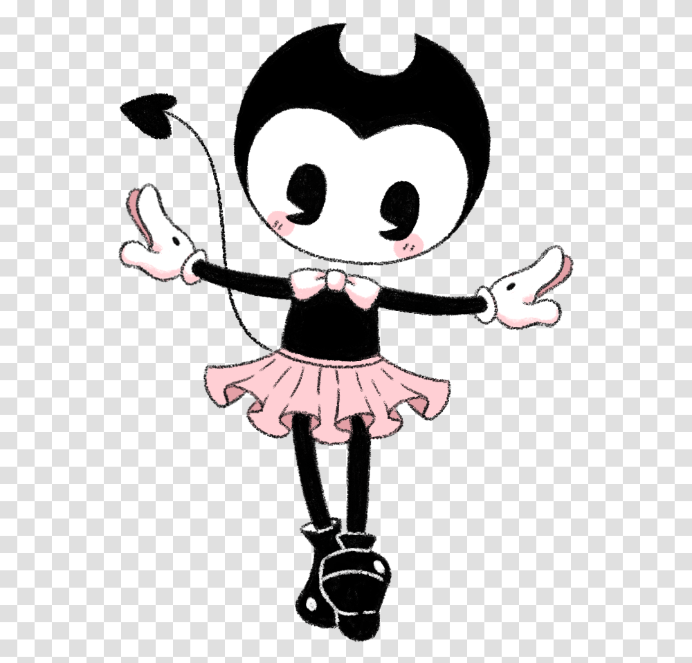 Bendy In A Tutu, Stencil, Cat, Pet, Mammal Transparent Png