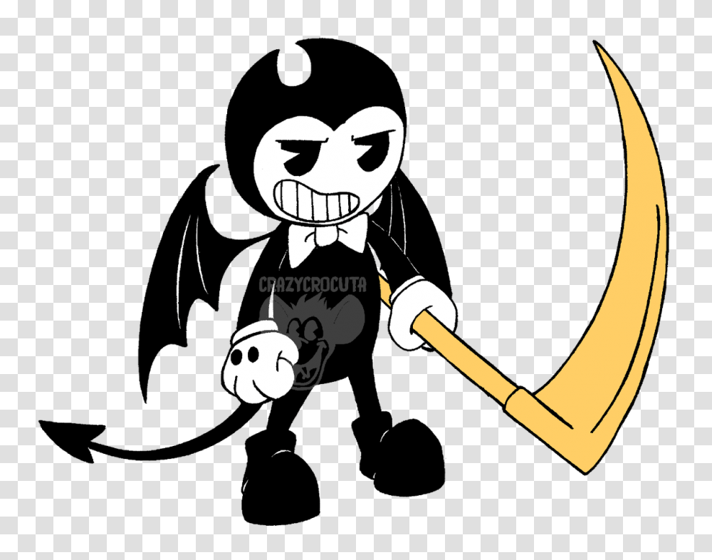 Bendy On Twitter Flying Ink Demons Oh My, Pirate, Leisure Activities, Stencil Transparent Png