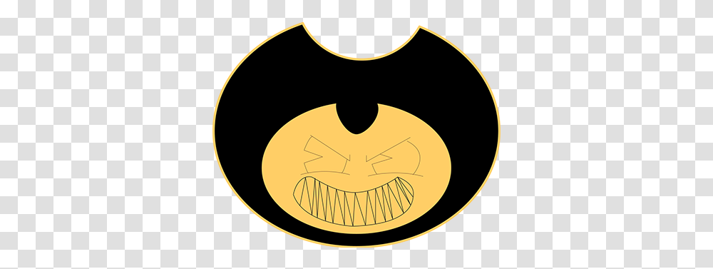 Bendy Projects Photos Videos Logos Illustrations And Wide Grin, Symbol, Batman Logo, Label, Text Transparent Png