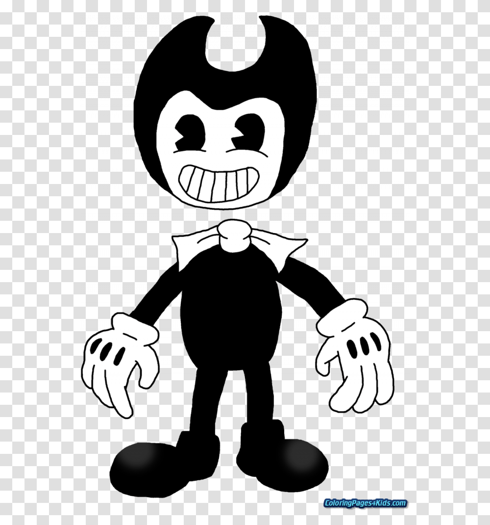 Bendy, Stencil, Hand, Pirate Transparent Png