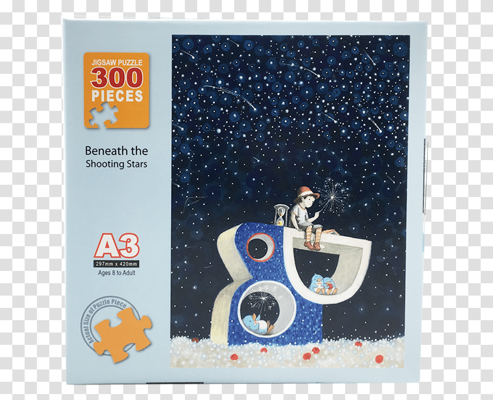 Beneath The Shooting Star Jigsaw Puzzle Satellite, Person, Human, Advertisement, Poster Transparent Png