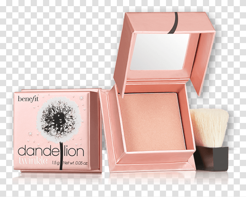 Benefit Dandelion Twinkle Highlighter, Face Makeup, Cosmetics, Box, Mailbox Transparent Png