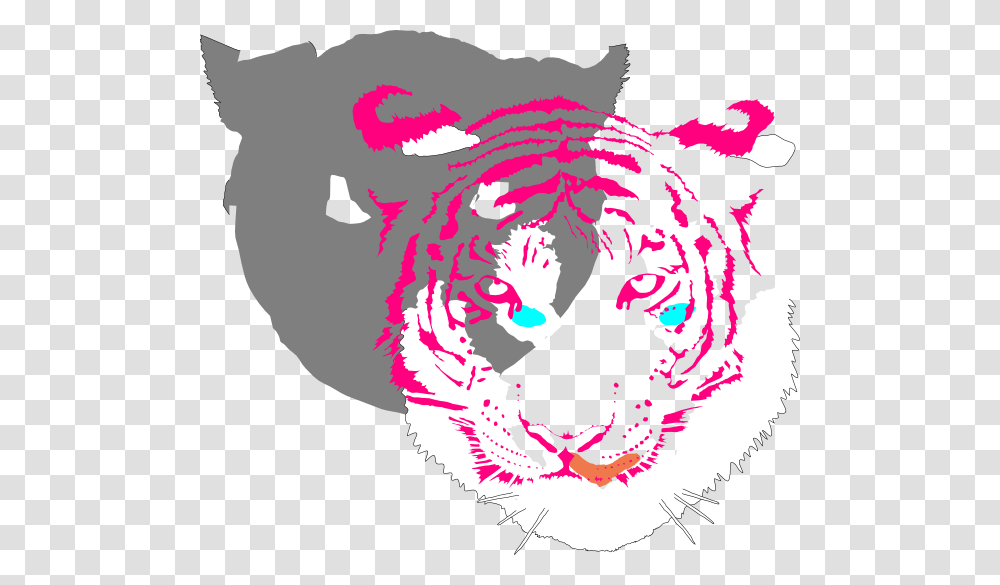 Bengal Clipart White Tiger Logo, Floral Design, Pattern, Drawing Transparent Png