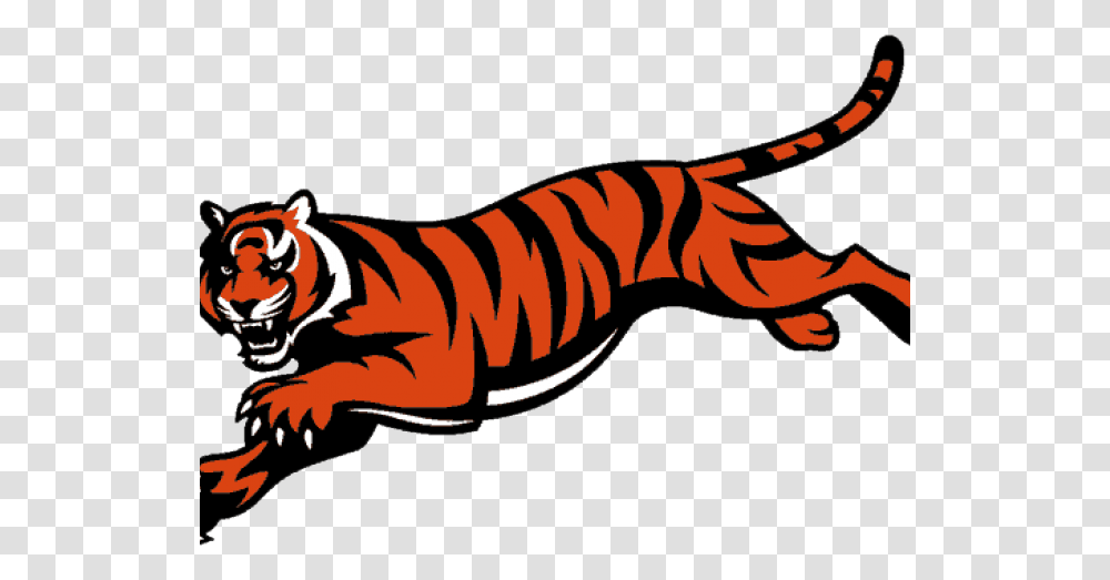 Bengal Free Clip Art Cincinnati Bengals Tiger Logo, Animal, Wildlife, Amphibian, Mammal Transparent Png