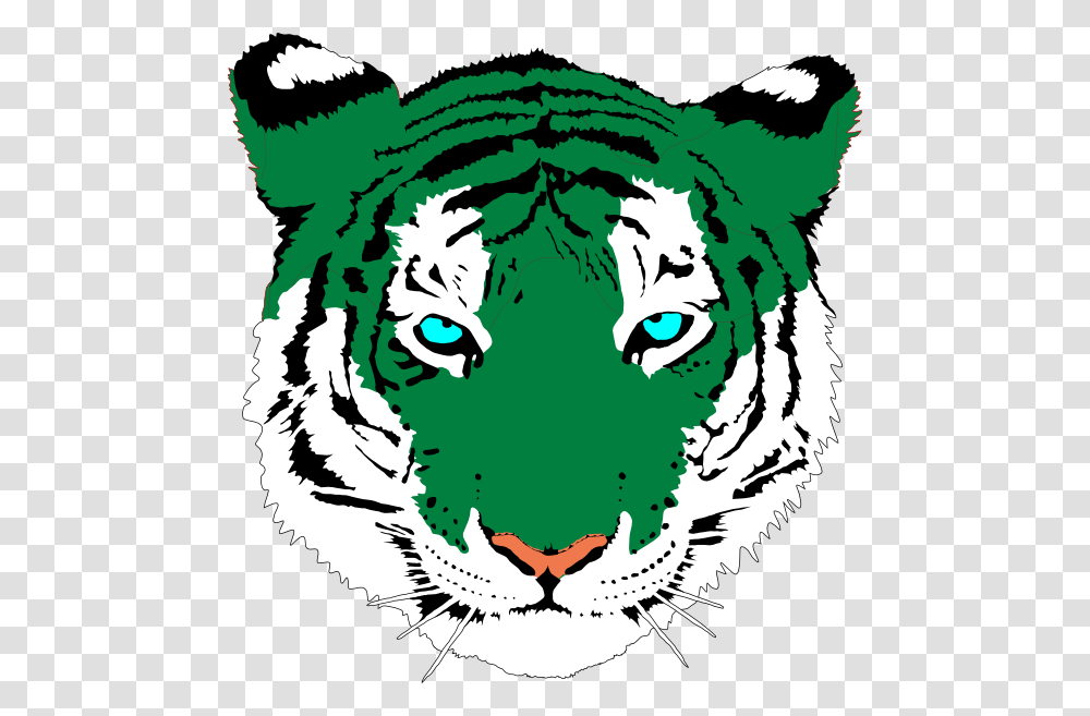 Bengal Tiger Clip Art At Clker Clip Art Tiger Face, Animal, Mammal, Wildlife, Plant Transparent Png