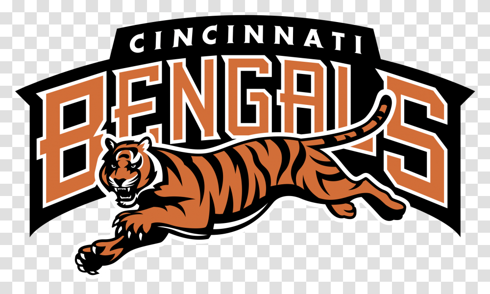 Bengals Logo Cincinnati Bengals Old Logo, Wildlife, Animal, Mammal, Tiger Transparent Png