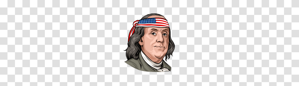 Benjamin Franklin Of July Independence Day American, Face, Person, Head Transparent Png