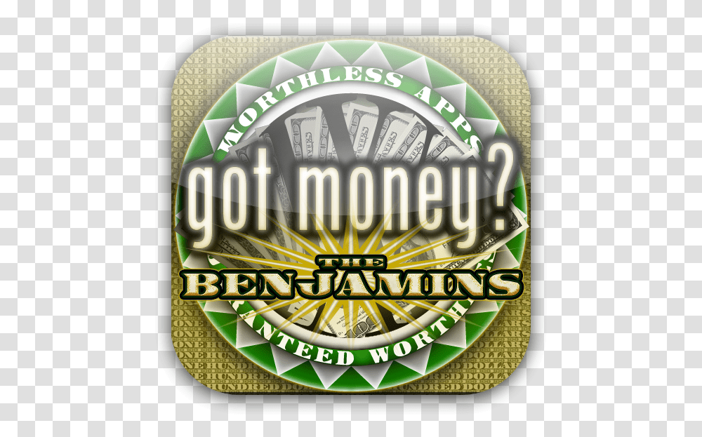 Benjamins Store Icon Label, Text, Helmet, Clothing, Logo Transparent Png