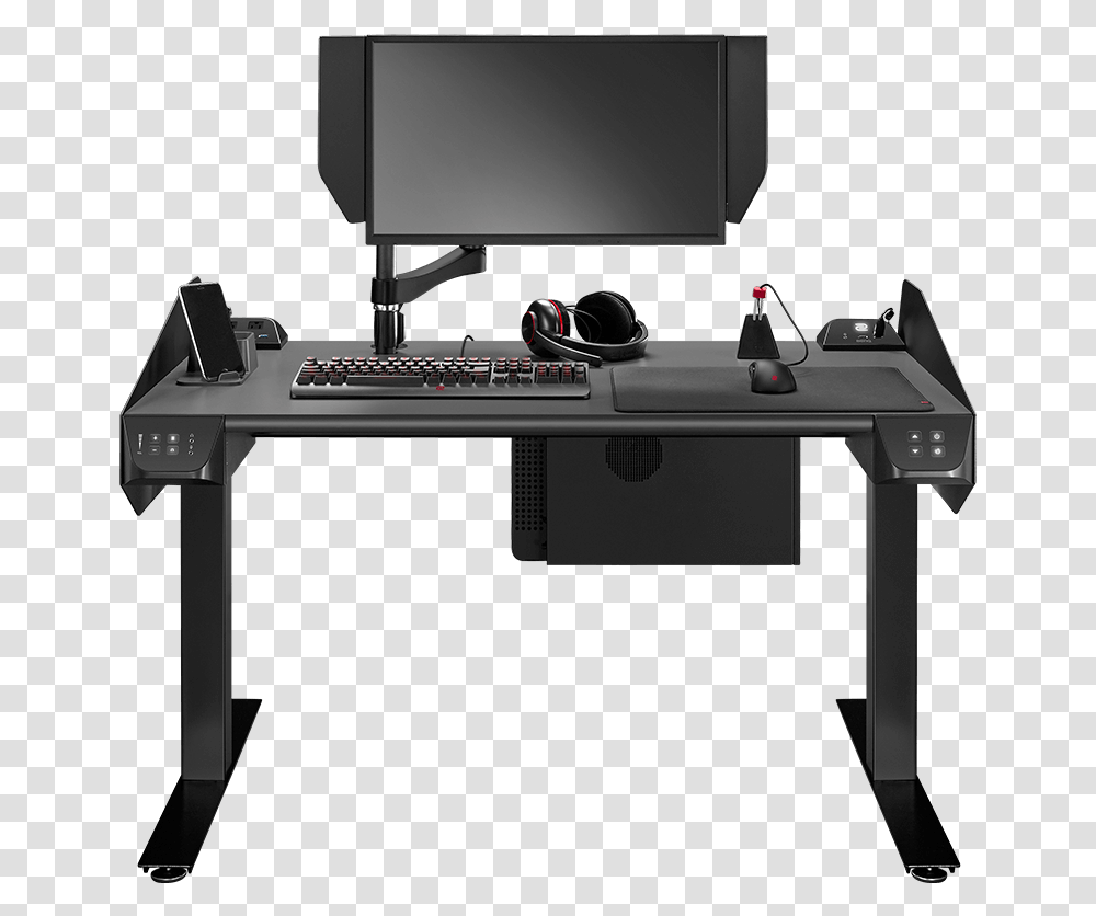 Benq Zowie Zone, Desk, Table, Furniture, Computer Transparent Png