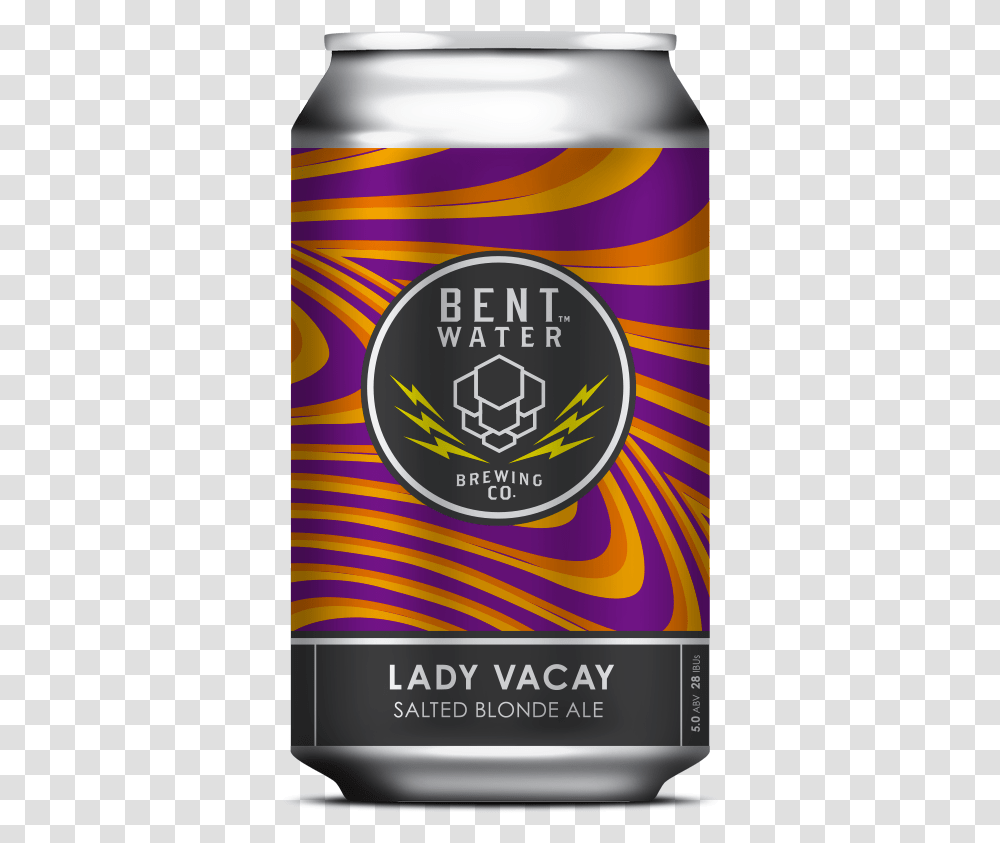 Bent Water Lady Vacay Double Thunder Funk Ipa, Poster, Advertisement, Tin Transparent Png